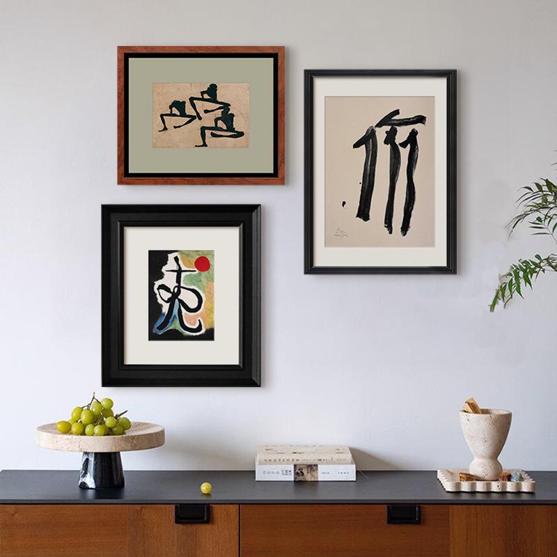 Chic Vibe 折衷主义挂画合集中古风高级感组画北欧小众艺术装饰画