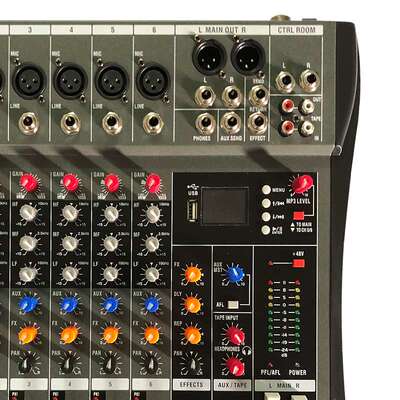 直播主播网络K歌麦克风话筒声卡电脑设备效果器专业6路数字调音台