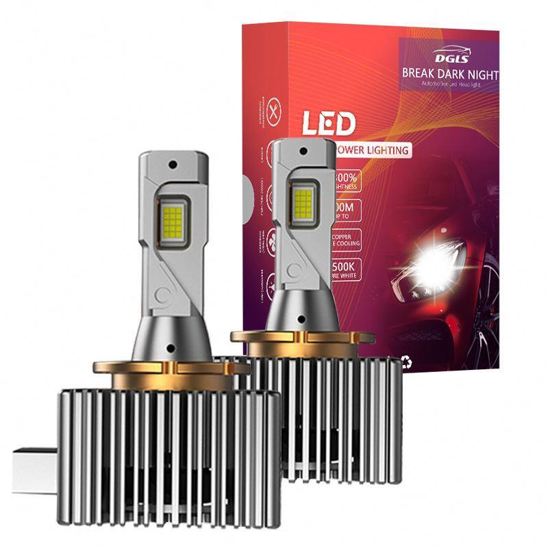 DGLS 高功率 100W 10000LM D1S D2S HID 氙气 LED 大灯泡 D1R