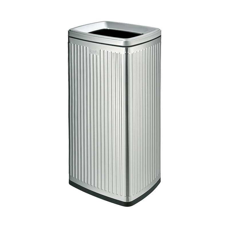 30L大容量写字楼办公室茶水间环境桶卫生间檫手纸不锈钢垃圾桶直