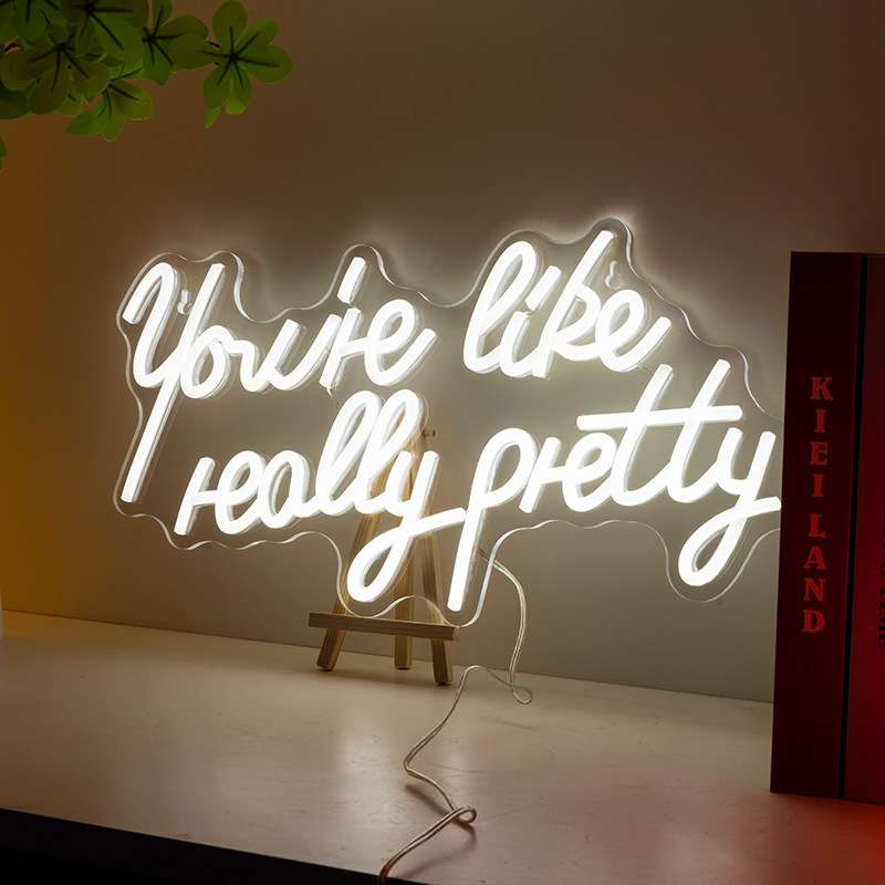 现货Temu跨境电商亚马逊外贸you‘re like really pretty字母装饰