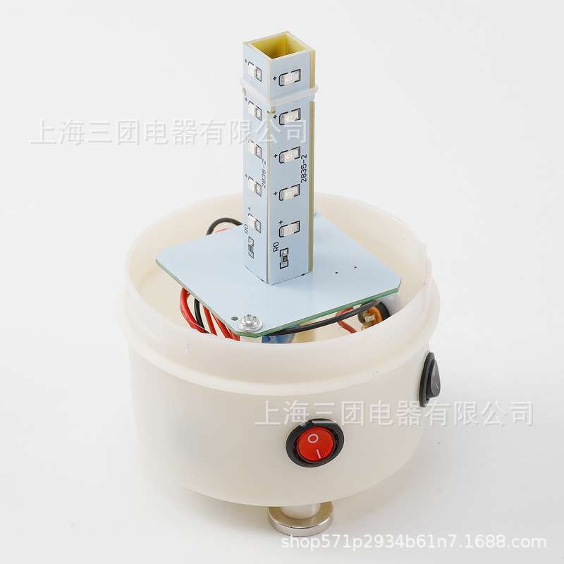 充电式爆闪灯报警器LTE-1101J岗亭旋转磁吸式带开关led信号警示灯