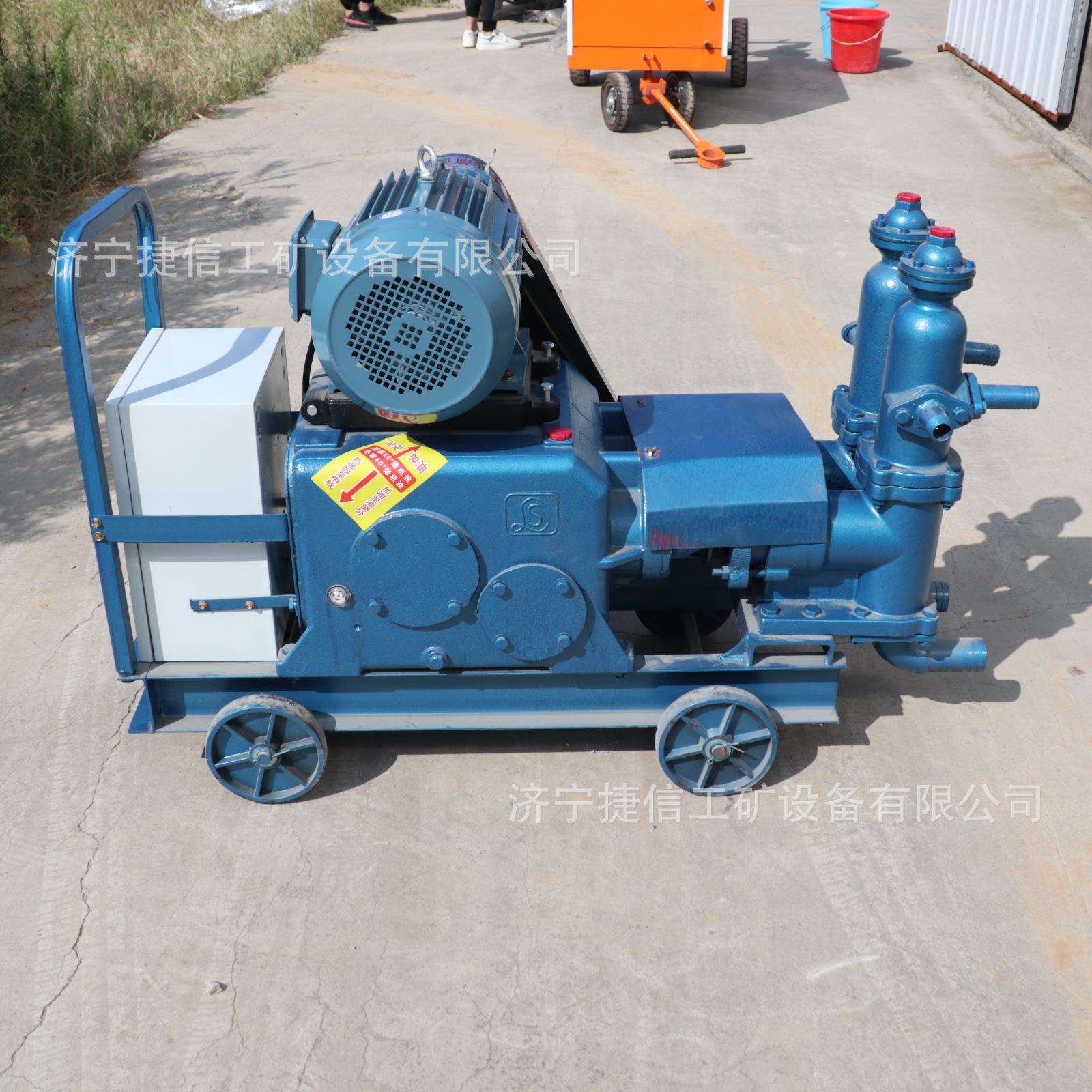 UB-6注浆机大功率隧道加固地基堵漏双缸活塞式UB-3高压水泥灌浆机