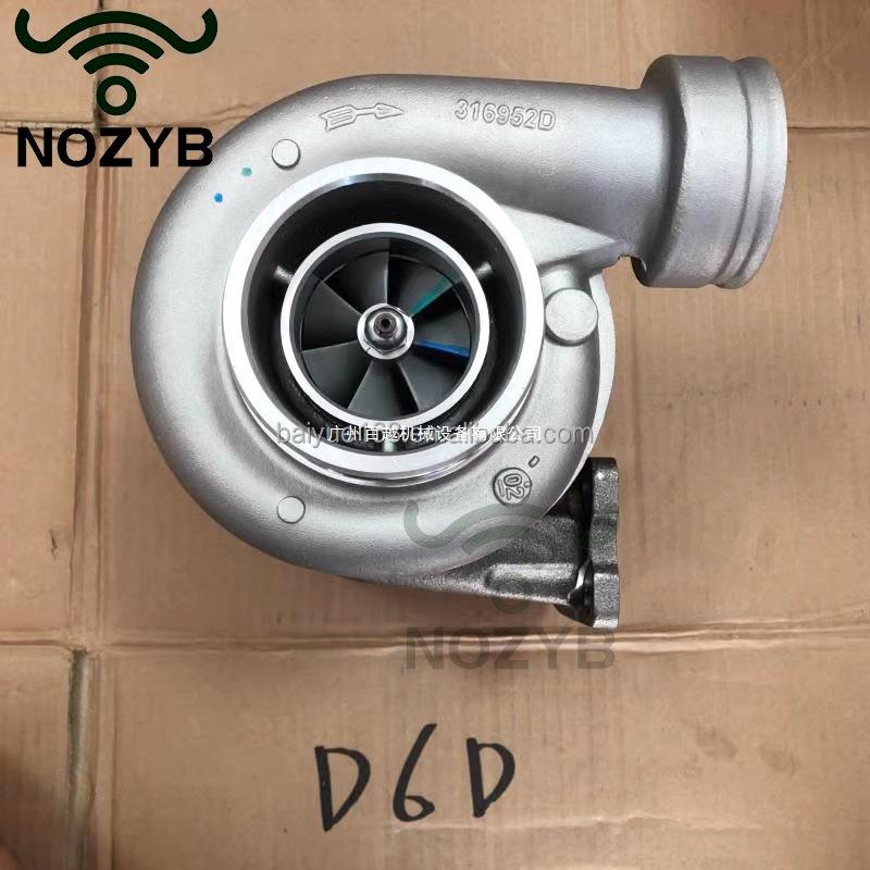 沃尔沃EC210B道依茨D6D发动机涡轮增压器S2B 318844 04259315 042