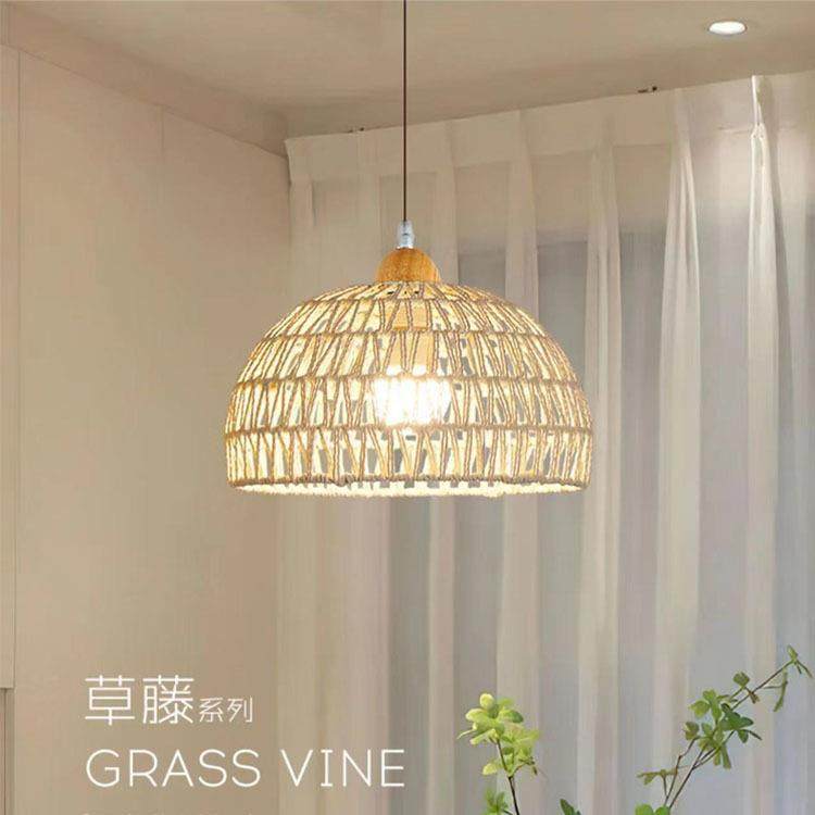 日式原木奶油风餐厅吊灯餐桌吧台灯复古民宿店铺卧室阳台藤艺灯具,模玩/动漫/周边/娃圈三坑/桌游,模型制作工具/辅料耗材,淘宝优惠券,粉丝福利购,淘宝优惠卷