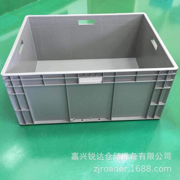 销售桐乡大号塑料箱800*60*40m合m 灰色 PP料 适汽车0零3部件存储