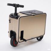 登机可坐寸电动行李箱拉杆大人可20代步旅行箱骑行外出可档黑色