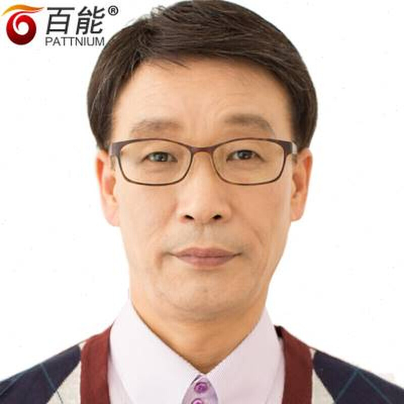 中老年男士花白款假发男款短发灰花白短直发整顶假发套逼真透气款