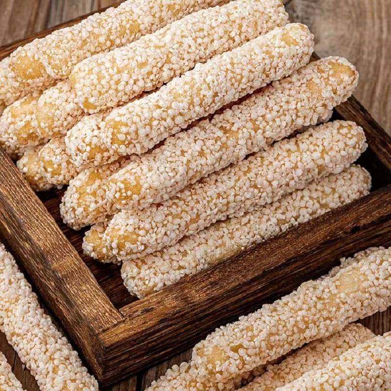 5斤童年味道芝麻根小麻花江米条特色糯米麻花 湖南特产零食怀旧小