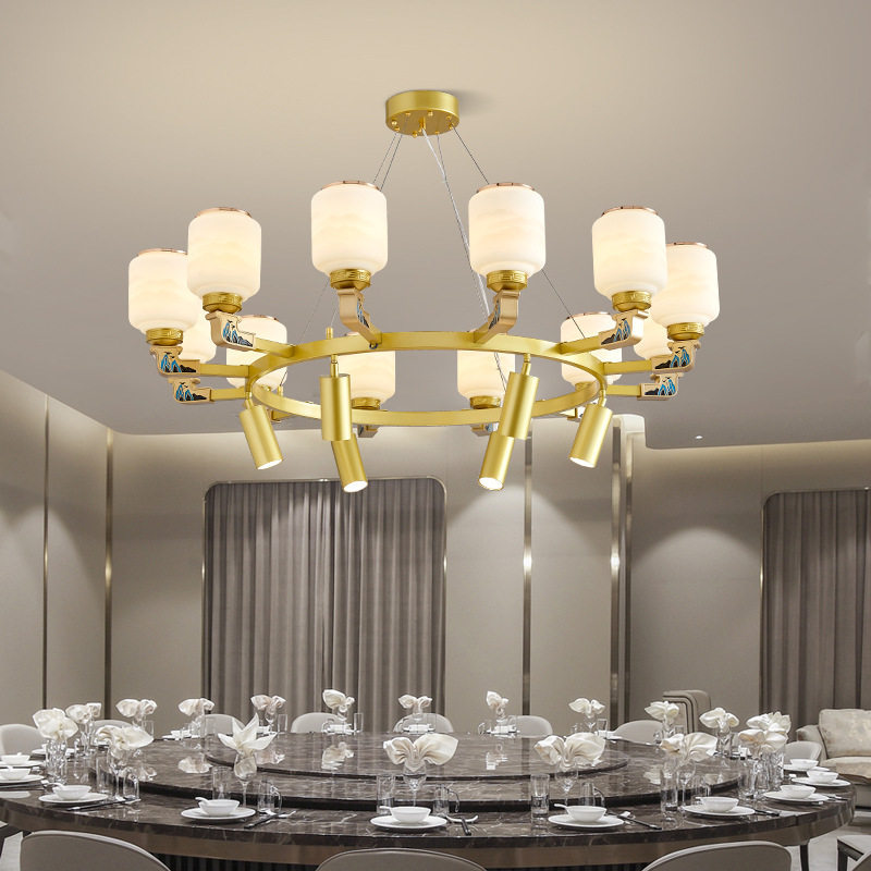 2024年新款新中式吊灯中国风客厅主灯酒店餐饮包厢包房餐厅大吊灯