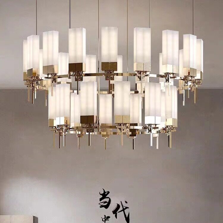 新中式吊灯中国风包厢灯饭店餐厅包间宴会厅别墅大堂客厅酒店大灯