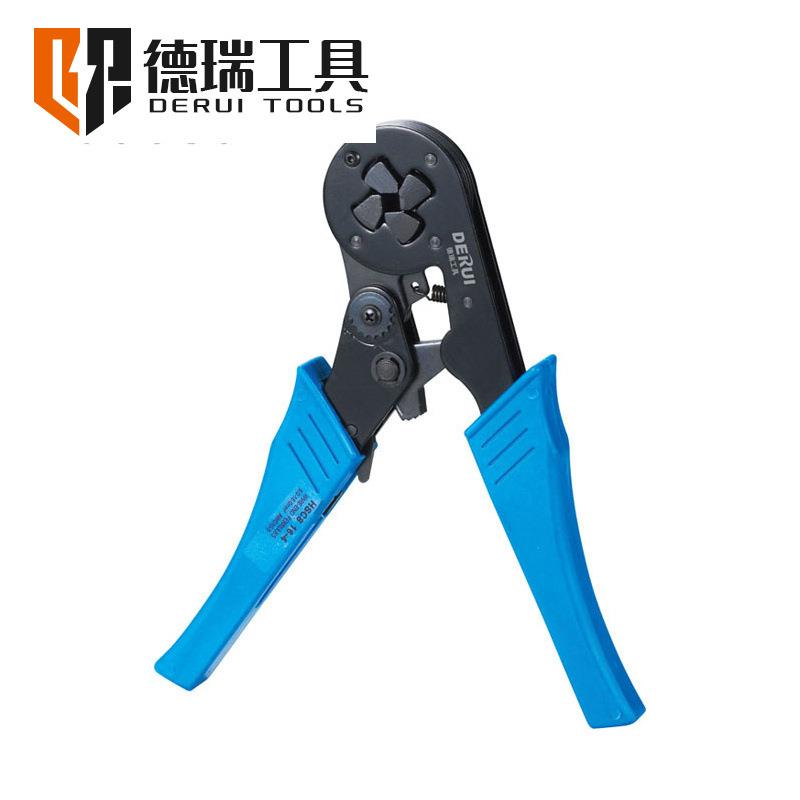 德瑞工具HSC8 16-4迷你型自调式压线钳 压接端子钳 端子压接工具