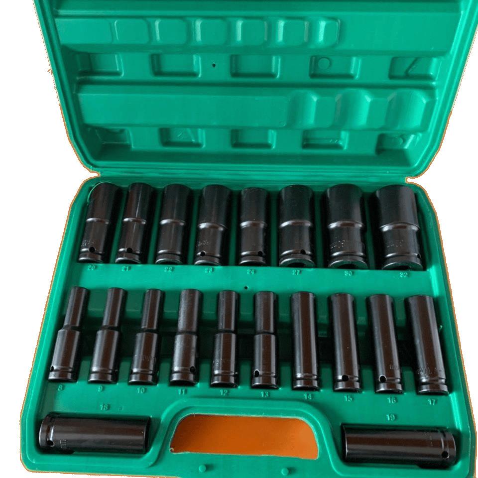 电动扳手套筒头内6六角套筒加长扳手8-32mm大飞风炮套筒套装