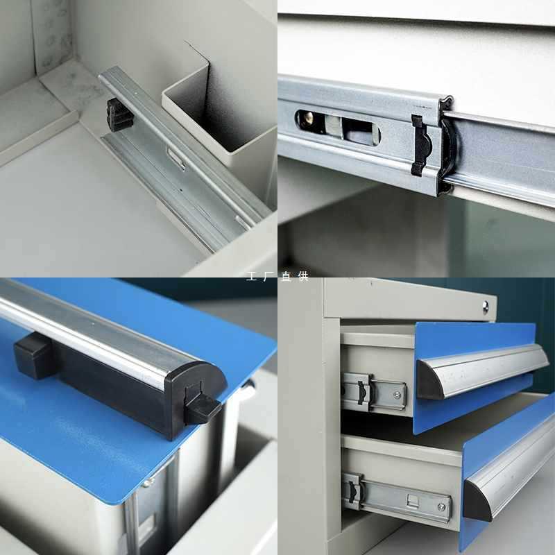 ft工作台铁皮抽斗带锁工具柜重型抽屉吊抽文件柜办公室不锈钢定