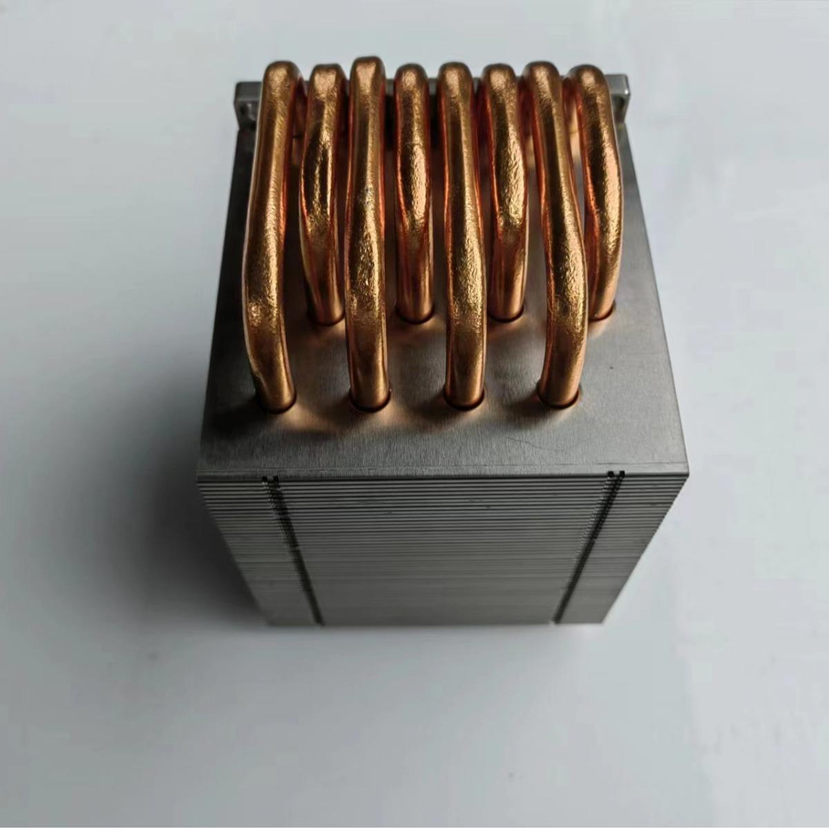 led热管工矿大功率鳍片散热000W散热器筒灯半导体摄影灯方形