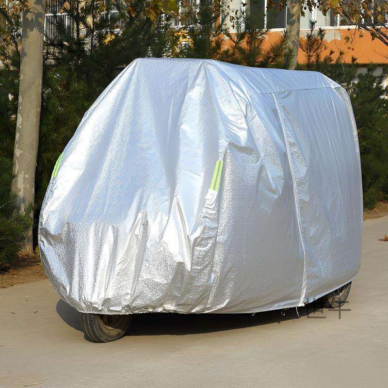 全封闭加厚摩托电动三轮四轮车衣罩老年代步车车罩车衣防晒防雨罩