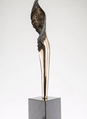 定制玻璃钢大型落地装置酒店大堂喷泉雕塑艺术品庭V院循环流水摆