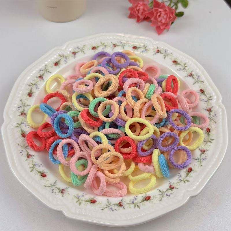 超萌皮筋儿童小女孩彩色头绳新款发饰