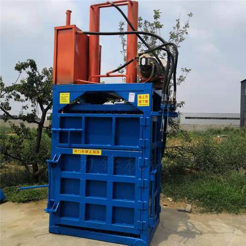 多能液压打吨包机GGN60双缸立式油漆桶扁压机废品边功角料打包机