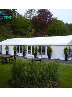 2跨0米度婚礼宴会a欧式篷 厂家帐出售出口luminium wedd292ing te