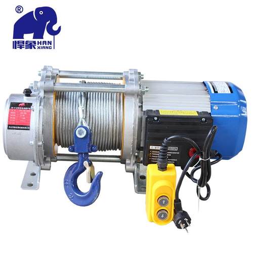 铝壳升机220V物建筑装修卷扬机380v家1T30M电微型电提升动降料提