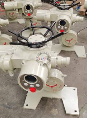 m底式角行程智能制电动执行机构4-20A控可MB+RS400任意调节角度执