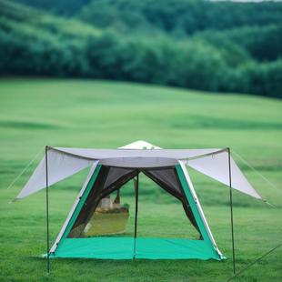 全自动户帐外防鱼蚊虫遮阳凉棚加天厚涂银布野餐沙滩幕篷钓088遮
