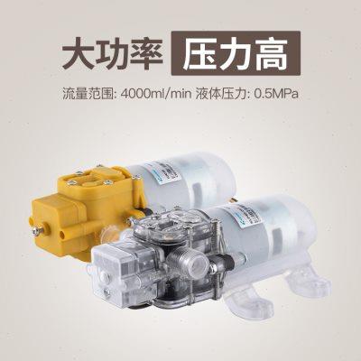 微型水泵电动隔膜泵小型抽水泵 家用增压泵12v高压喷雾小泵自吸泵