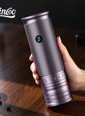 Bincoo电动磨豆机DM03可携式咖啡豆研磨器小型家用外调意式磨粉机