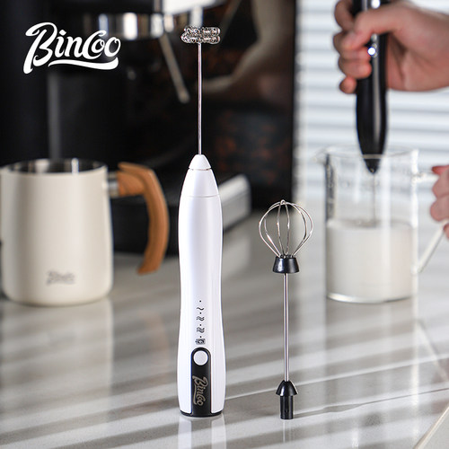 Bincoo电动打奶泡器家用咖啡拉花打发器手持奶泡机搅拌鸡蛋烘焙用