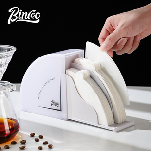 Bincoo手冲咖啡滤纸盒V60扇型滤纸架V02通用防尘盖蛋糕碗形收纳盒