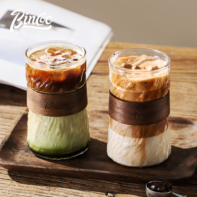 Bincoo咖啡杯高档精致复古美式Dirty玻璃杯下午茶意式浓缩拿铁杯