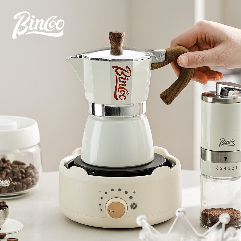 Bincoo咖啡摩卡壶家用小型意式浓缩手冲咖啡壶手磨咖啡机咖啡器具