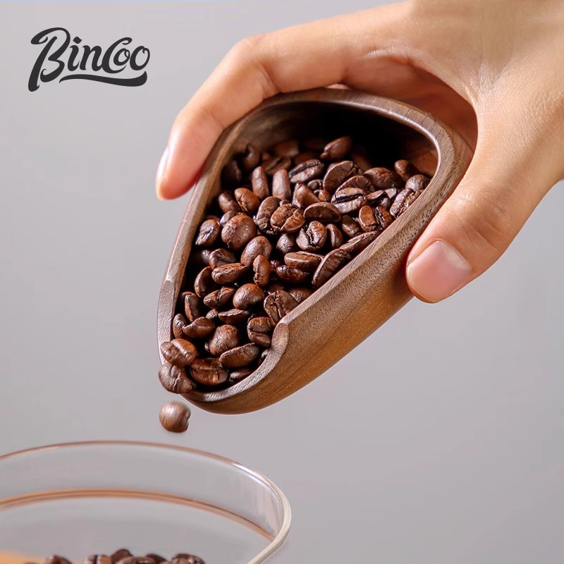Bincoo胡桃木称盘咖啡豆碟