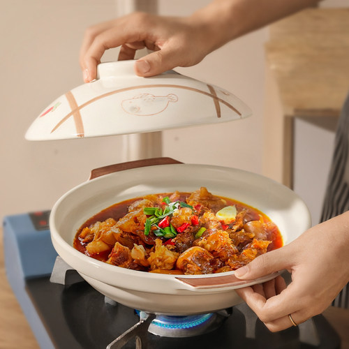 日式干烧砂锅煲加厚砂锅煲陶瓷