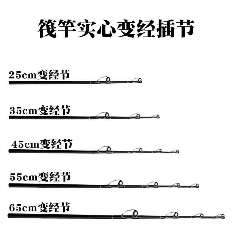 钓船筏竿变径插节阀杆配节实心筏杆桥钓-封面