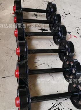 平板翻斗车空心实淬 心轮对300m300mmm直径加重铸钢轮 火加工矿车