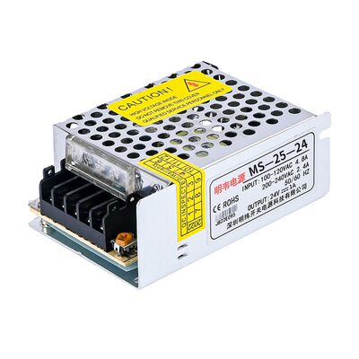 明韦LED开关电源MS-25-12V 2.z1A直流24V 1A小体积5V 5A工业变压