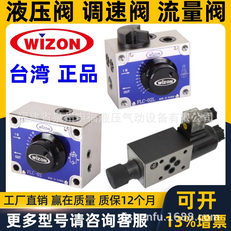 台湾WIZON调速流量控制阀MFS FLC - 02 03 02R 02L 03R 03L -4 - 实物图