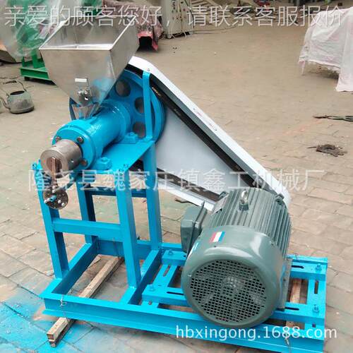 50饲 料膨化机 玉米膨机 50型宠物品颗食粒膨化设备鑫化工