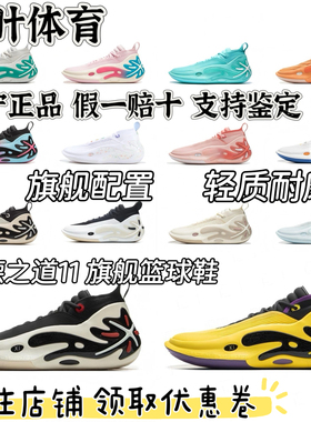 李宁韦德之道11碳核芯男子实战稳定支撑回弹超大码专业篮球鞋