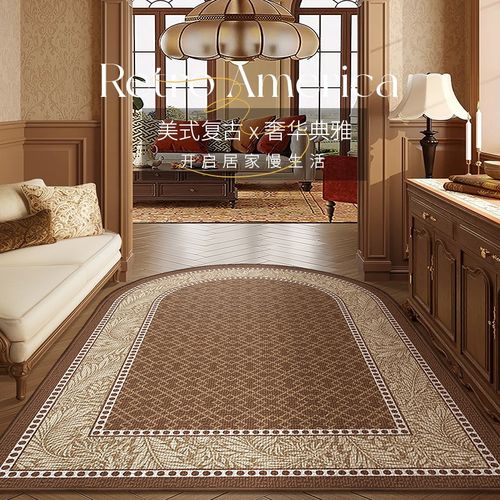 美式复古地垫入户门垫进门玄关脚垫新款免洗防滑高级感耐脏脚踏垫