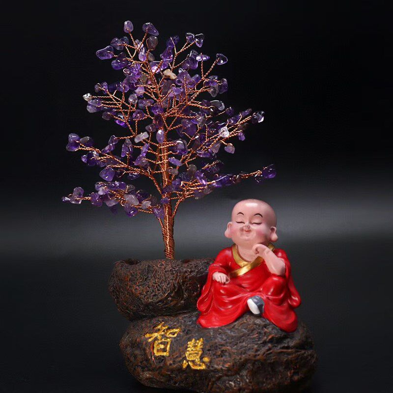 水晶摆件a幸福感满满的精致福宝