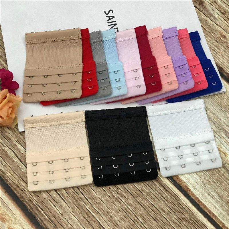 松紧款内衣加长扣文胸延长扣三排四排扣胸罩扣背扣搭扣加长带扣子