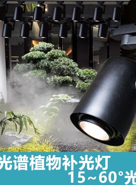 植物生长灯LEiD轨道灯全光谱室内植物墙大型景观造景绿植补光灯