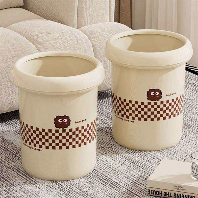 家用垃圾桶大号厨房压圈卫生间客厅可爱垃圾筒大容量高颜值无盖