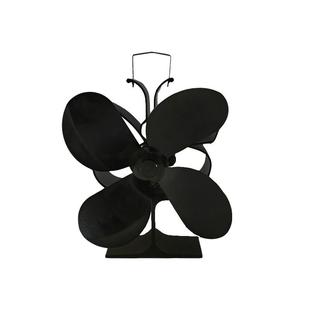 LT379跨境货源热动力壁炉风扇Stove Fan无需电源自启动耐高温4叶