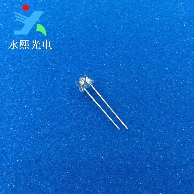 直插5MM短脚草帽橙色led灯珠发光二极管 高亮橙光 f5橙灯