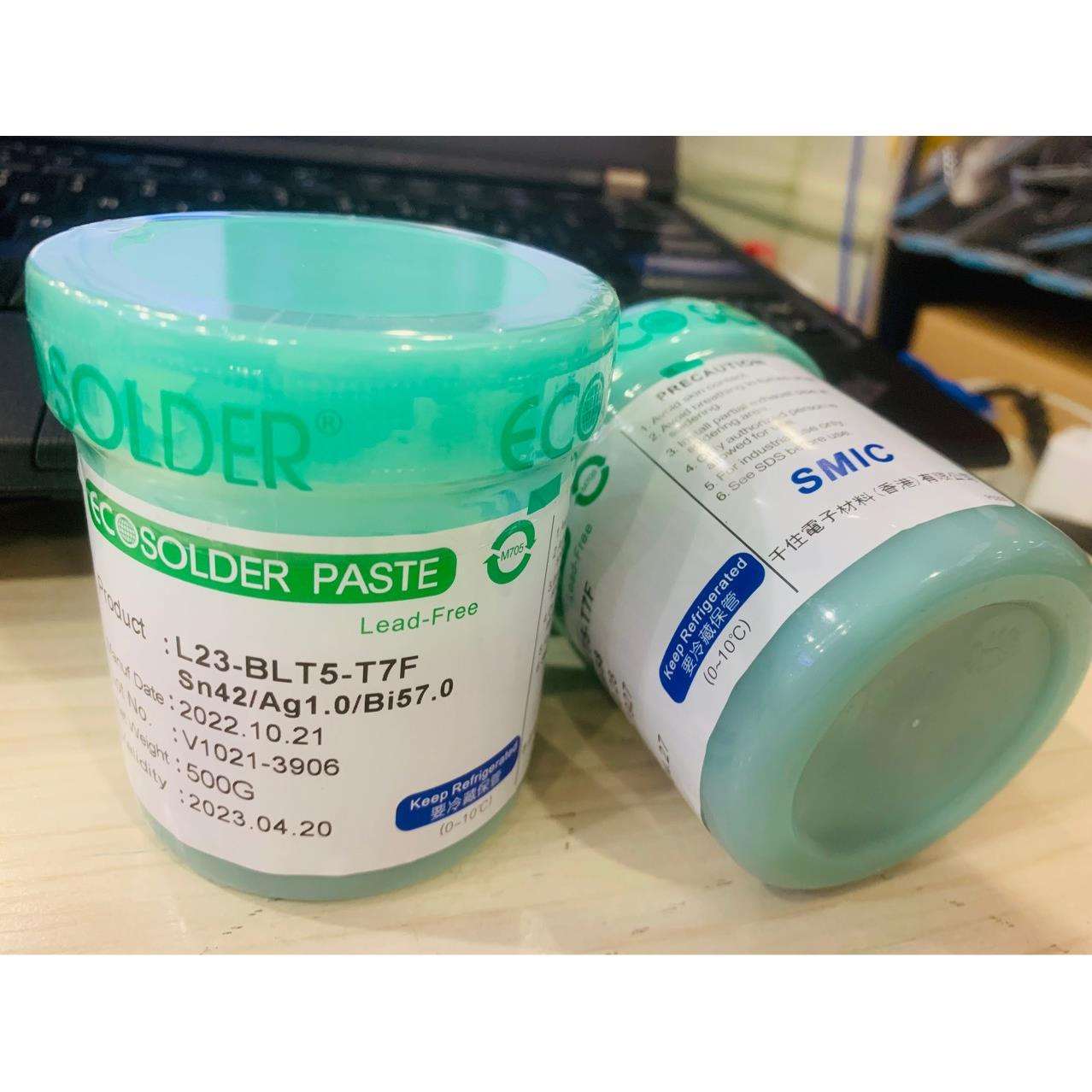 原装SMIC锡膏 L23-BLT5-T7F中温42sn57Bi1Ag环保含银焊锡膏