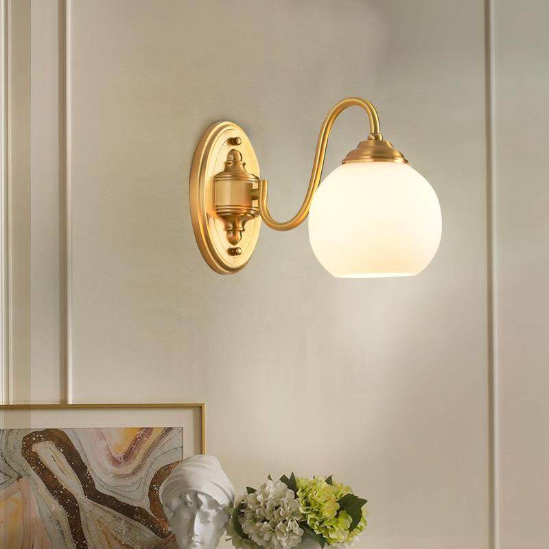 全铜床头壁灯卧室复古现代法式奶油风客厅楼梯主卧轻奢美式墙壁灯,3C数码配件,USB灯,淘宝优惠券,粉丝福利购,淘宝优惠卷